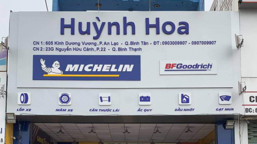 HCM: Đại lí lốp - CÔNG TY TNHH TM XUẤT NHẬP KHẨU VỎ XE HUỲNH HOA